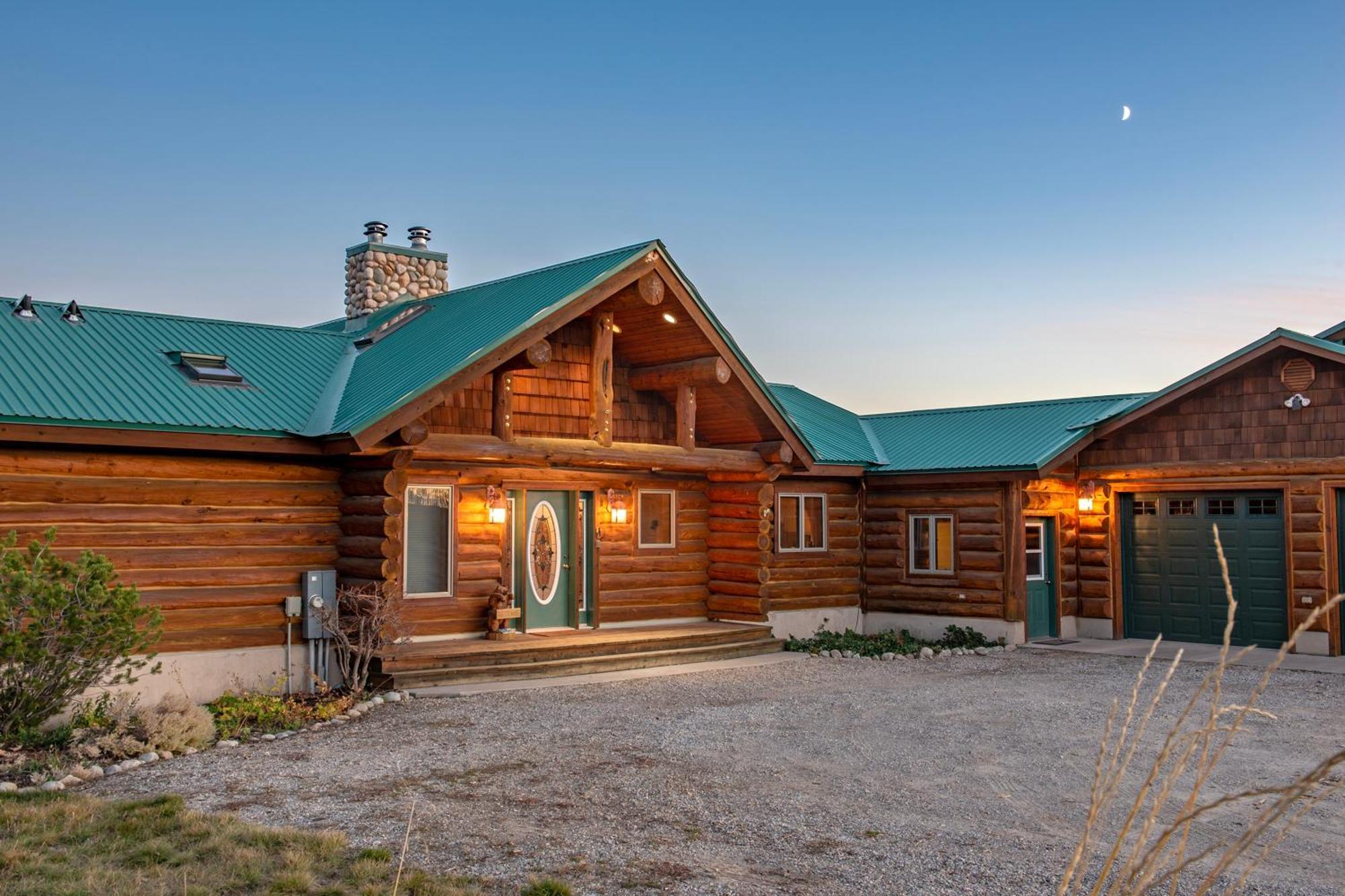 Large Log Cabin With Magnificent Teton Views Villa Tetonia Exterior photo